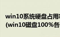 win10系统硬盘占用率100%各种卡死怎么办(win10磁盘100%各种卡死)