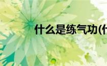 什么是练气功(什么是练气功的)