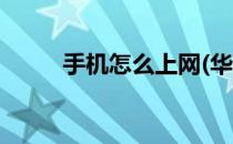 手机怎么上网(华为手机怎么上网)