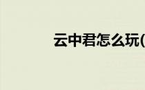 云中君怎么玩(云中君怎么玩)