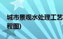 城市景观水处理工艺(城市景观水处理工艺流程图)