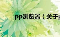 pp浏览器（关于pp浏览器的介绍）