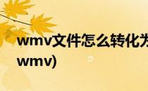 wmv文件怎么转化为mp4(mp4怎么转化成wmv)