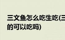 三文鱼怎么吃生吃(三文鱼怎么吃生吃还是熟的可以吃吗)
