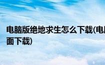 电脑版绝地求生怎么下载(电脑版绝地求生怎么下载的手机上面下载)