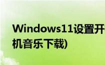 Windows11设置开机音乐(Windows11开机音乐下载)