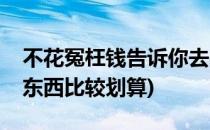 不花冤枉钱告诉你去买什么东西好(去买什么东西比较划算)