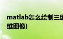 matlab怎么绘制三维图形(matlab怎么画三维图像)