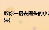 教你一招去黑头的小方法(5个有效的去黑头方法)