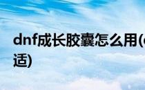 dnf成长胶囊怎么用(dnf成长胶囊怎么用最合适)