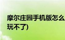 摩尔庄园手机版怎么玩(摩尔庄园手机版怎么玩不了)