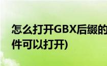 怎么打开GBX后缀的文件(gbx文件用什么软件可以打开)