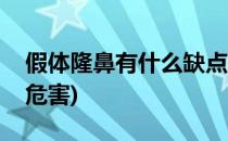 假体隆鼻有什么缺点(假体隆鼻有什么缺点和危害)