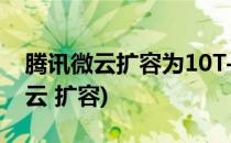 腾讯微云扩容为10T——电脑扩容篇(腾讯微云 扩容)