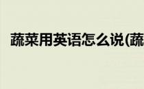 蔬菜用英语怎么说(蔬菜用英语怎么说读音)