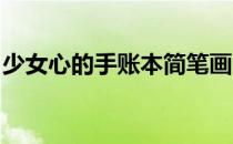 少女心的手账本简笔画(少女心手账本 简笔画)