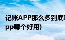 记账APP那么多到底哪一款最好用(记账用的app哪个好用)