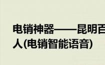 电销神器——昆明百应全自动语音电销机器人(电销智能语音)