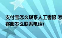 支付宝怎么联系人工客服 怎么联系在线客服(支付宝的人工客服怎么联系电话)