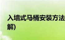 入墙式马桶安装方法(入墙式马桶安装方法图解)