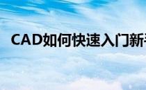 CAD如何快速入门新手必知(cad怎样入门)