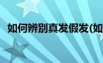 如何辨别真发假发(如何辨别真发假发图片)