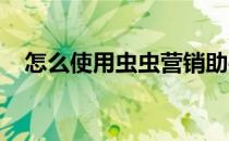 怎么使用虫虫营销助手做网站内容与外链