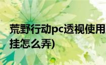 荒野行动pc透视使用教程(荒野行动pc版透视挂怎么弄)