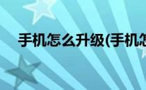 手机怎么升级(手机怎么升级到最新版本)