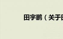 田宇鹏（关于田宇鹏的介绍）