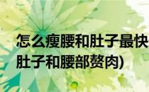 怎么瘦腰和肚子最快最有效(什么运动可以减肚子和腰部赘肉)