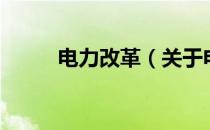 电力改革（关于电力改革的介绍）