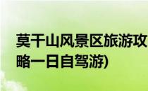 莫干山风景区旅游攻略(莫干山风景区旅游攻略一日自驾游)