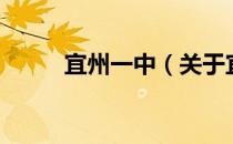 宜州一中（关于宜州一中的介绍）