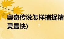 奥奇传说怎样捕捉精灵(奥奇传说怎样捕捉精灵最快)