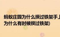 蚂蚁庄园为什么摸过铁架手上会有一股奇怪的味道(蚂蚁庄园为什么有时候摸过铁架)