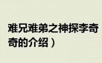 难兄难弟之神探李奇（关于难兄难弟之神探李奇的介绍）