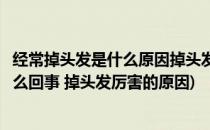 经常掉头发是什么原因掉头发很厉害怎么办(老是掉头发是怎么回事 掉头发厉害的原因)