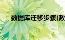数据库迁移步骤(数据库迁移步骤包括)