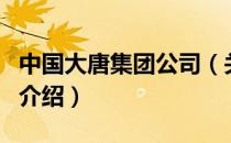 中国大唐集团公司（关于中国大唐集团公司的介绍）