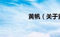黄帆（关于黄帆的介绍）