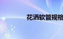 花洒软管规格（软管规格）