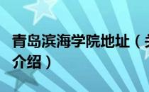 青岛滨海学院地址（关于青岛滨海学院地址的介绍）
