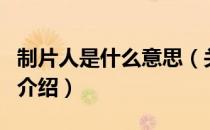 制片人是什么意思（关于制片人是什么意思的介绍）