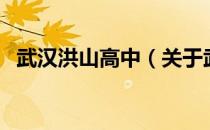 武汉洪山高中（关于武汉洪山高中的介绍）