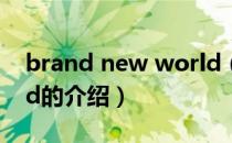 brand new world（关于brand new world的介绍）