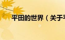 平田的世界（关于平田的世界的介绍）