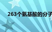 263个氨基酸的分子量（263个人邮箱）