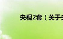 央视2套（关于央视2套的介绍）