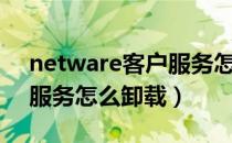 netware客户服务怎么卸载（netware客户服务怎么卸载）